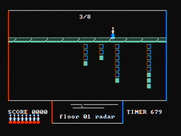 Fraction Fever for IBM PC/Compatibles - Here's some fractions on floor 01.
