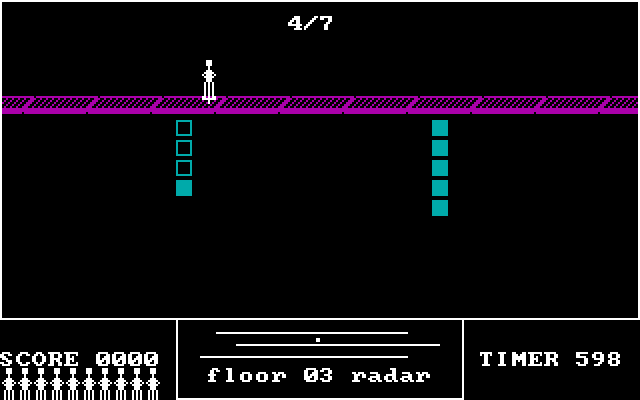 Fraction Fever IBM PC/Compatibles Screenshot: Game start.