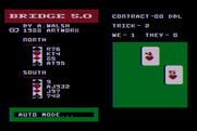 Bridge 5.0 for Atari 8-bit - The game features an auto play mode...