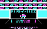 Five-a-Side Soccer for IBM PC/Compatibles - Title screen.