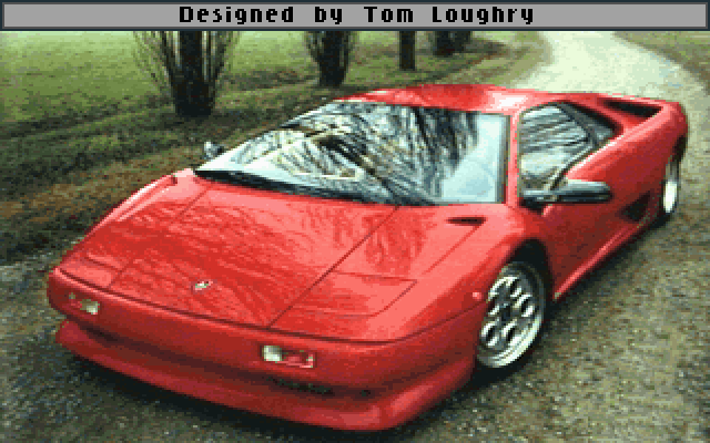 Test Drive III: The Passion IBM PC/Compatibles Screenshot: The game credits screen.