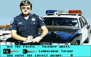 Test Drive III: The Passion for IBM PC/Compatibles - Copy protection screen.