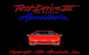 Test Drive III: The Passion for IBM PC/Compatibles - The title screen background fades away...