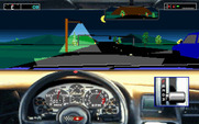 Test Drive III: The Passion for IBM PC/Compatibles - Visibility is reduced at night.