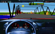 Test Drive III: The Passion for IBM PC/Compatibles - Crossing a bridge.