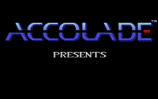 Test Drive III: The Passion IBM PC/Compatibles Screenshot: Accolade logo.