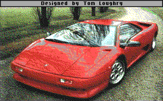 Test Drive III: The Passion IBM PC/Compatibles Screenshot: The game credits screen.