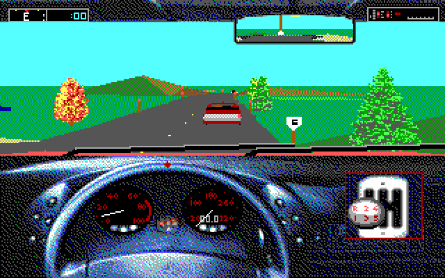 Test Drive III: The Passion IBM PC/Compatibles Screenshot: Starting out...