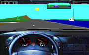 Test Drive III: The Passion for IBM PC/Compatibles - Driving on a sunny afternoon..