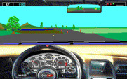 Test Drive III: The Passion for IBM PC/Compatibles - Driving through the countryside.