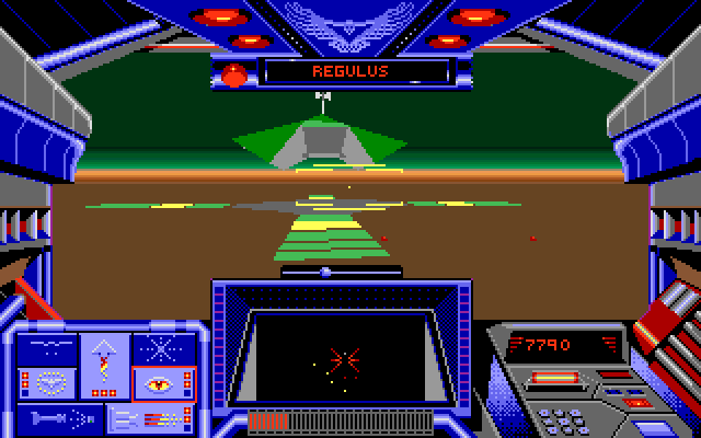 Stellar 7 Amiga Screenshot: This is the second bay that will restore your energy.