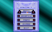 Stellar 7 for Amiga - The main menu.