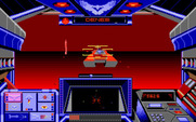 Stellar 7 for Amiga - Head to head with an enemy tank...this might not be wise.