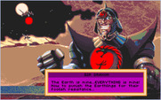 Stellar 7 for Amiga - Game over.