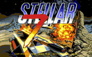 Stellar 7 for Amiga - Title screen.