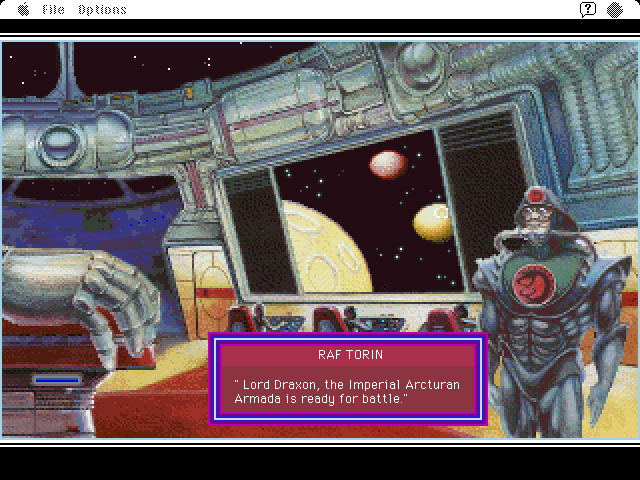 Stellar 7 Macintosh Screenshot: An invasion is about to happen...
