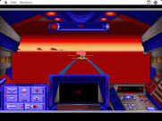 Stellar 7 for Macintosh - Shooting a sandsled...