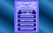 Stellar 7 for IBM PC/Compatibles - The main menu.
