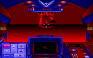 Stellar 7 for IBM PC/Compatibles - Fighting the end of level boss on Deneb.