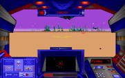 Stellar 7 for IBM PC/Compatibles - Sirius features a lot of flying opponents.