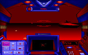 Stellar 7 for IBM PC/Compatibles - The screen turns red when you are cloaked.