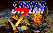 Stellar 7 for IBM PC/Compatibles - Title screen.