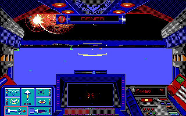 Stellar 7 IBM PC/Compatibles Screenshot: Starting the Deneb level.