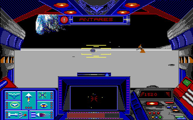 Stellar 7 IBM PC/Compatibles Screenshot: Beginning the Antares level.