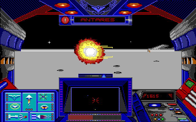 Stellar 7 IBM PC/Compatibles Screenshot: Enemy destroyed!