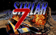 Stellar 7 for IBM PC/Compatibles - Title screen.