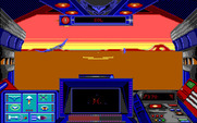 Stellar 7 for IBM PC/Compatibles - Some enemies can fly.