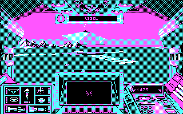 Stellar 7 IBM PC/Compatibles Screenshot: This bay restores your energy.