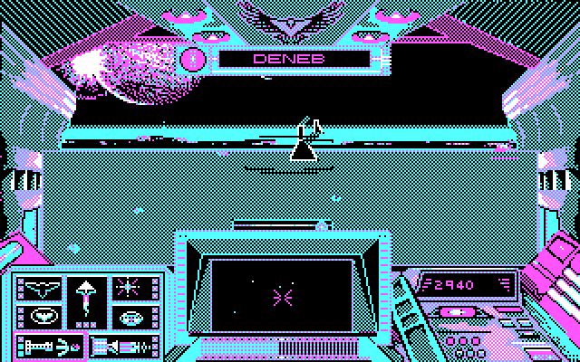 Stellar 7 IBM PC/Compatibles Screenshot: Beginning the Deneb level.