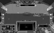 Stellar 7 for IBM PC/Compatibles - A tank fires lasers at the Raven.