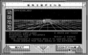 Stellar 7 for IBM PC/Compatibles - Mission briefing; about the sandsled.
