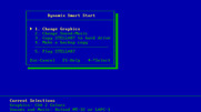 Stellar 7 for IBM PC/Compatibles - The main installation menu.