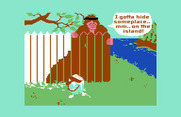 The Chase on Tom Sawyer's Island for Commodore 64 - Introduction; more trouble heads to the island!