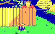 Chase on Tom Sawyer's Island, The for IBM PC/Compatibles - Someone else heads to the island...