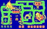 Chase on Tom Sawyer's Island, The for IBM PC/Compatibles - Start of round 2.