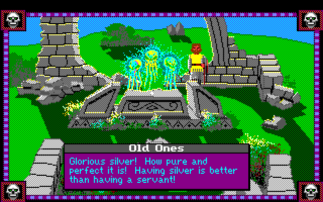 Conquests of Camelot: The Search for the Grail Amiga Screenshot: These are the old ones...