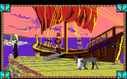 Conquests of Camelot: The Search for the Grail for Amiga - Arriving at my destination...