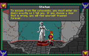 Conquests of Camelot: The Search for the Grail for Amiga - It's time to escape the catacombs...