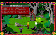 Conquests of Camelot: The Search for the Grail for Amiga - Widdershins demands a toll!