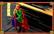 Conquests of Camelot: The Search for the Grail for Amiga - King Arthur is ready to set out on a quest...