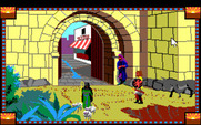 Conquests of Camelot: The Search for the Grail for Amiga - Time to enter the bizarre...