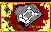 Conquests of Camelot: The Search for the Grail for Amiga - The castle map.