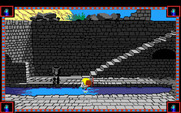 Conquests of Camelot: The Search for the Grail for Amiga - A safe place to get some water in this desert...