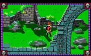 Conquests of Camelot: The Search for the Grail for Amiga - Exploring some ruins...