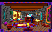 Conquests of Camelot: The Search for the Grail for Amiga - Merlin's room...