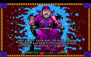 Conquests of Camelot: The Search for the Grail for Amiga - Merlin congratulates you.
